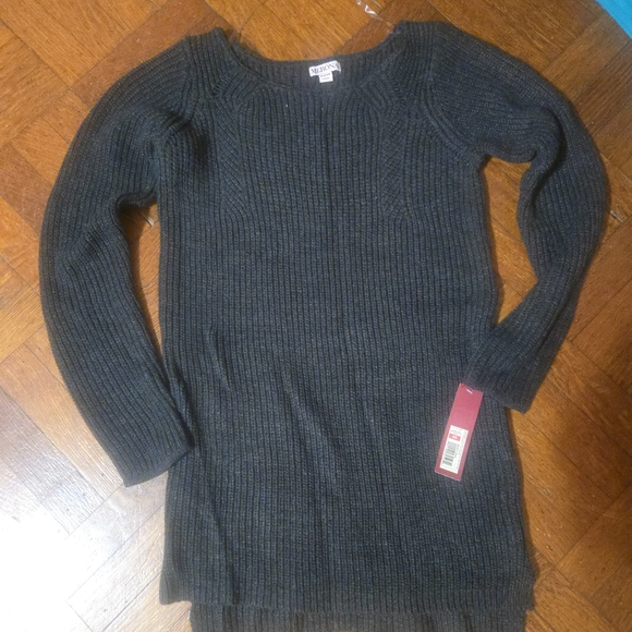 Merona Dark Gray Crew Neck Sweater - Picture 4 of 5